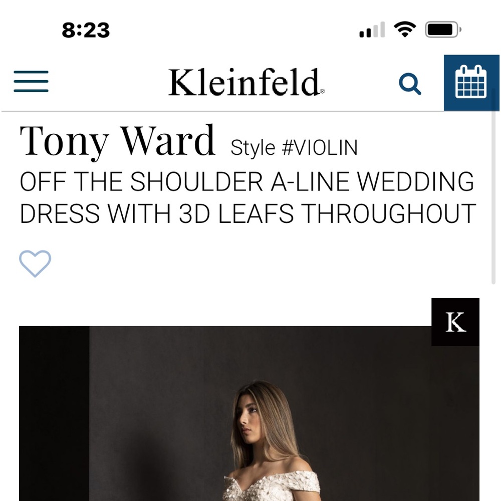 Wedding Gown by designer Tony Ward from Kleinfelds! excellent condition